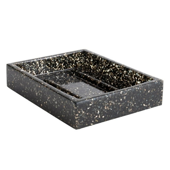 Sparkles Home  Luminous Rhinestone Soap Dish Charcoal