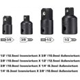 thumbnail image 3 of Socket Adapter Converter Set 8pcs Hex Shank Drill Bit Nut Wrench Socket Extension Adapter Drill Set 4 Reducer Adapters, 3 of 4