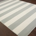 thumbnail image 4 of 9' X 13' Grey Geometric Stain Resistant Indoor Outdoor Area Rug, 4 of 5