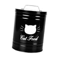 thumbnail image 4 of Contenedor de golosinas para mascotas, contenedor de comida para perros, tarro de hierro para golosinas, hermético para golosinas de perros, estación Negro, 4 of 8