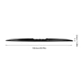 thumbnail image 5 of 3pcs Rear Trunk Spoiler 52.95in Reduce Wind Resistance Trunk Wing Spoiler Universal for Automobiles Glossy Black, 5 of 5