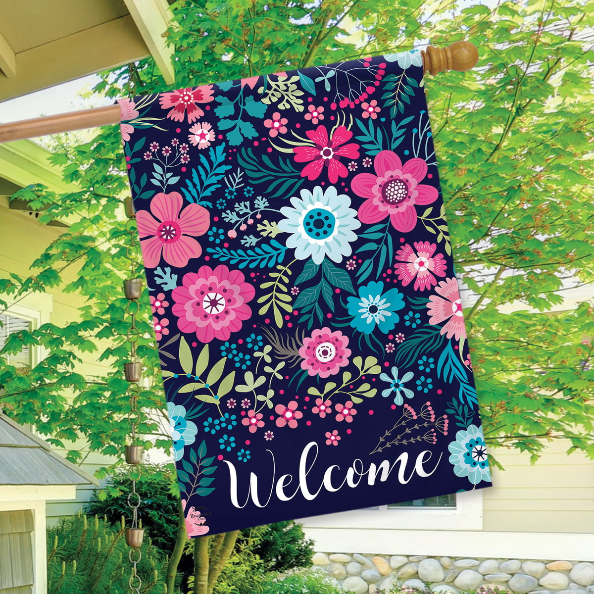Briarwood Lane Spread Sunshine to Others Spring House Flag Floral Inspirational 28 x 40 