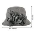 thumbnail image 2 of FUTUREORYY Church Hat Para Mujer Con Único Y Detalles De Encaje Femenino, 2 of 6