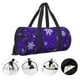 thumbnail image 3 of Easygdp Dark Purple Snowflakes Bolsa de Viaje, Bolsa de Mano, Bolsa de Gimnasio, Bolsa de Equipaje para Viaje, 3 of 6