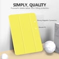 thumbnail image 3 of Funda MoKo para iPad 10.2 7ª a 9ª generación, diseño delgado, soporte amarillo, 3 of 9