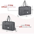 thumbnail image 3 of Cabin Bag 45 x 32 x 16 cm for Easyjet Airlines Underseat Travel Bag Holdall Bag Carry on Hand Luggage Weekend Bag for Women, 3 of 5