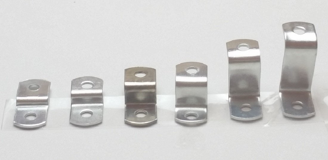 Offset Canvas Clips For Picture Framing 1/8" 1/4" 3/8" 1/2" 3/4" 1