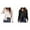 N-Black 1PCS & Rose Gold 1PCS, variant on (2-Pack) Kcodviy Women's Blouse Satin Silk Summer Tops Shirt Button Down Shirt Women Length Casual Loose Long Sleeve Woman's Summer Tops Work Long Edition Blouse