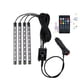 thumbnail image 3 of sweethay Tiras de luces LED para automóviles Interior debajo de la ventana del tablero Lámpara de ambiente Sonido activado Suministros para camiones RV Type2 NO2 sweethay VI015237-04B, 3 of 6