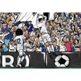 thumbnail image 4 of Rompecabezas retro en blanco Soccer de 1000 piezas con póster, 4 of 7