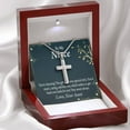 thumbnail image 3 of To My Niece You're Amazing Cross Card Necklace w Stainless Steel Pendant, 3 of 20