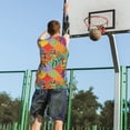 thumbnail image 5 of Sikiie Dancing African Womans Basketball Jersey Reversible Men's Mesh Athletic Sports Shirts Training Practice S-4XLX-Large, 5 of 6