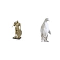 thumbnail image 1 of Figura Nórdica De Pingüino Caballero De Resina, Escultura Abstracta De Arte Animal, Adorno Coleccionable Para Escritorio, Armario, Mesa De Oficina, Centro De Mesa, Entrada, Inauguración De, 1 of 8