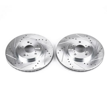 Power Stop AR8359XPR Evolution Drilled & Slotted Rotors -Front