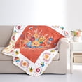 thumbnail image 3 of Manta acolchada con estampado floral Blanket Benzara 127 x 152 cm, multicolor, 3 of 6