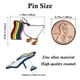 thumbnail image 3 of Ganso de solapa animal, regalos de insignias de broche de metal, 3 of 7