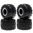 thumbnail image 1 of Remote Control Crawler Rubber Car Silvery Tires 4PCS 72*49mm Replacement for Axial SCX24 FMS FCX24 AX241/24 Remote Control Truck Car Wheels, 1 of 6