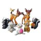 thumbnail image 2 of 7pcs Cartoon Bambi Deer Toys Pvc Action Figures Rabbit Figurine Squirrel Model Anime Dolls Gifts For Kids Sx, 2 of 5