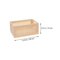 thumbnail image 2 of FENGGUIQU Conteneur de Rangement Tissé Beige pour Maison Bureau Organisation Chic Matériau Synthétique Taille Compacte, 2 of 8
