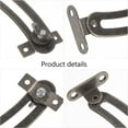 thumbnail image 6 of DINHEAROM 4Pcs Cabinet Hinges with Soft Close and Arc-Shaped Design for Furniture, 6 of 8