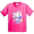 thumbnail image 3 of Inktastic Cute Gumball Machine and Bubbles Youth T-Shirt, 3 of 5