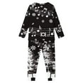 thumbnail image 3 of Renewold Youth Lightweight Sleepwear for Sleep Walking Music Note Snowflake Relaxed Home Loungewear Set,Christmas Holiday,2Pcs Scoop Neck Long Sleeve Pajama Size 15-16, 3 of 5