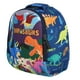 thumbnail image 3 of Mochila escolar Nikou ajustable antipérdida para niños pequeños estampado de dinosaurio, 3 of 15