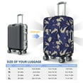 thumbnail image 4 of Disketp Lilies Flowers Elastic Travel Luggage Cover Travel Suitcase Protective Cover For Trunk Case Apply To 18''-32'' Suitcase Cover-Medium, 4 of 7