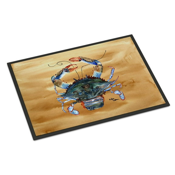 Carolines Treasures 8156-MAT Crab Doormat 18x27 27"L x 18"W multicolor