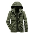 thumbnail image 5 of Hiking Coat for Men's Windproof Ski Jacket Winter Heavy Weight Hooded Military Tactical Warm Fleece Outwear Coats, 5 of 9