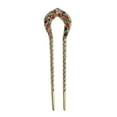 thumbnail image 1 of TISHITA Épingle à Cheveux de Mariage pour Femme, Bâtonnets Épingle à Cheveux, Baguettes à Cheveux en Strass, Déco Colorée, 1 of 8