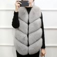 thumbnail image 1 of Vestes pour Dames Gilet Sans Manches en Fausse Fourrure Jb5-2, 1 of 3