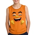 thumbnail image 3 of LIBRCLO Toddler Tank Tops for Boys Size 3 Years Round Neck Lightweight Quick Dry Undershirts Soft Fashion Prints Sleeveless T Shirts Summer Hawaiian Beach Tops Orange, 3 of 6