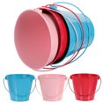 thumbnail image 4 of SHISUYAN 6Pcs Mini Metal Buckets Bright Color Design For Homeowners And Garden Enthusiasts, 4 of 8
