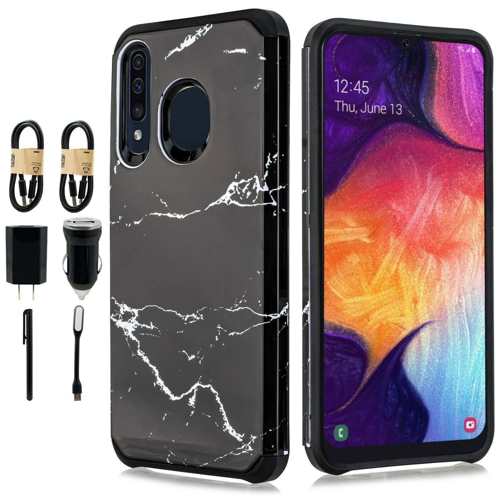 Value Pack and Case for Samsung Galaxy A20, A30, A50