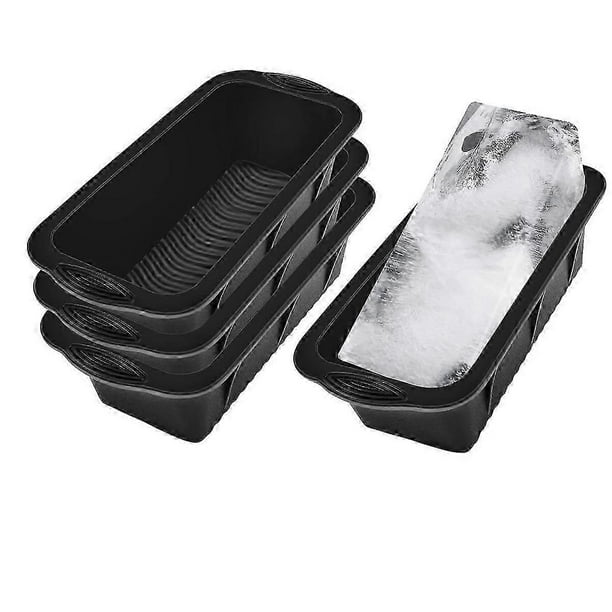 Ice Block Mold,4 Pack 9.4Lbs Ice-Cubes for Cold Plunge or Coolers,Reusable Silicone Ice Mold for Ice Bath Chiller