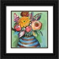 thumbnail image 1 of Seay, Anne 26x26 Black Ornate Wood Framed with Double Matting Museum Art Print Titled - Bouquet, 1 of 4