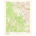 thumbnail image 2 of USGS 15x18 Black Ornate Wood Framed with Double Matting Museum Art Print Titled - Blackcap Mountain California Quad - USGS 1962, 2 of 4