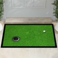 thumbnail image 4 of TIELUTT Green court Printed Velvet Mat Knot Blanket Adult Rug Furry Fuzzy Area Rugs for Living Room Full Room Rug Really Soft Blanket, 4 of 8