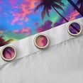 thumbnail image 4 of Erosebridal Hawaii Beach Black Out Curtains,Hawaii Holiday Tropical Botanical Coconut Tree Curtains Pack of 2 (42x63 Each) For Girls, 4 of 7