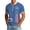 F156-Blue, variant on xfsWaSs 4th Of July Shirts For Men American Flag T-Shirt Casual Half Zip Short Sleeve T Shirt Tops Patriotic Independence Day Celebration Trendy Tee Shirt