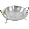 thumbnail image 4 of MONIPA Round Chafing Dish Stainless Steel Chafer Roll Top Chafer Catering Buffet Warmer Set for Home and Restaurant, 4 of 9