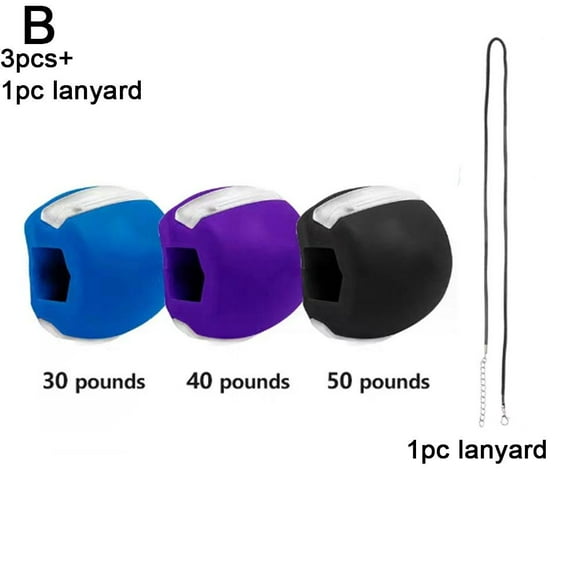 Mouth And Face Exercise Trainer Small V Face Lower Jaw Thinning Masseter Correction Jaw Chewing Device Facial Muscle Fitness Ball