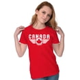 thumbnail image 3 of Canada Aviator Badge Retro Cool Womens Slim Fit Graphic Tee Brisco Brands M, 3 of 5