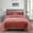 CORAL, variant on Swift Home Diamond Velvet Quilt Set