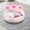White, variant on Bear Paw Shape Pet Bed for Small Dogs Cats 17In Cozy Washable Mat Cozy Household Decor Non-Slip Indoor Nest 2 Colors (For Pets Under 5.5Lb)