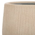 thumbnail image 3 of Safavieh Francia Concrete Ficonstone Modern Solid Round Beige Plant Pot, 3 of 7