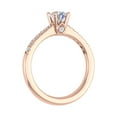 thumbnail image 2 of 1/2 Carat Diamond Engagement Ring Band in 14K Rose Gold (Ring Size 7.25) (I1-I2 Clarity), 2 of 5