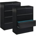 thumbnail image 6 of Lorell 42-inch Lockable Lateral File Cabinet, Black, 6 of 6