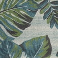 thumbnail image 2 of 7'10" x 10'10" Polypropelene Teal/Green Area Rug, 2 of 3